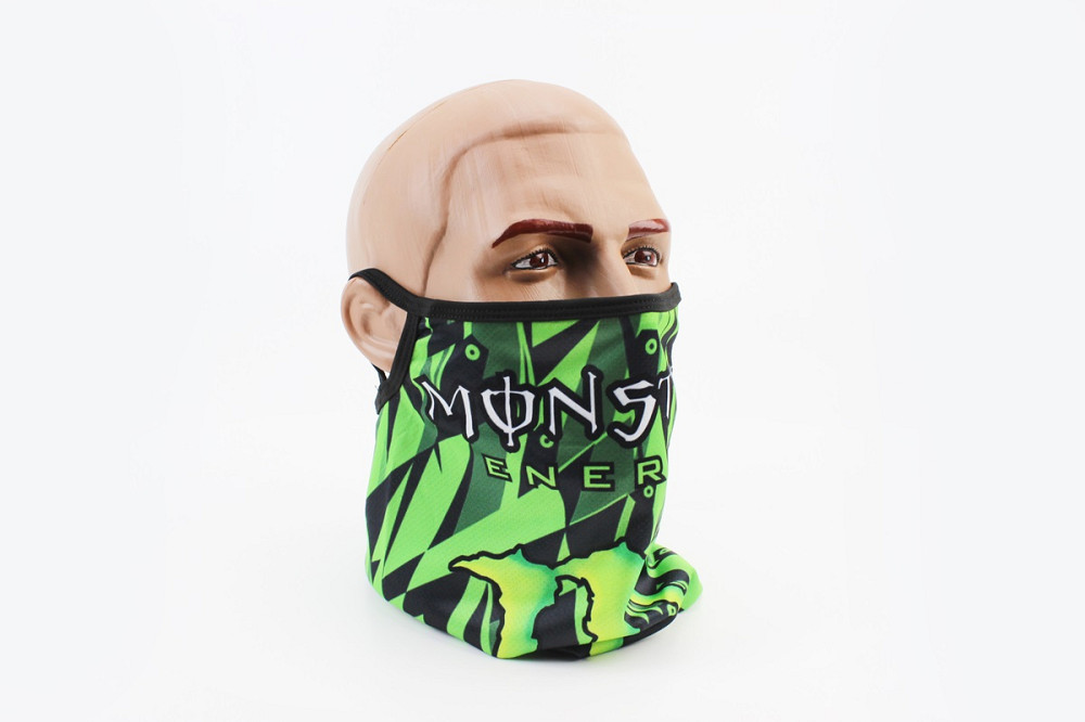 Маска обличчя пилозахисна "Monster", із зеленим малюнком, GE-75 Київ - фото 1