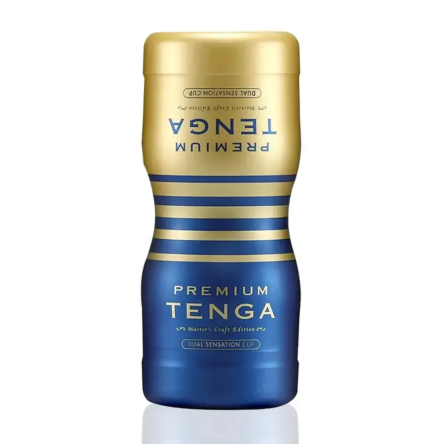 Мастурбатор Tenga Premium Dual Sensation Cup, двосторонній, з двома незалежними каналами Львів - фото 1