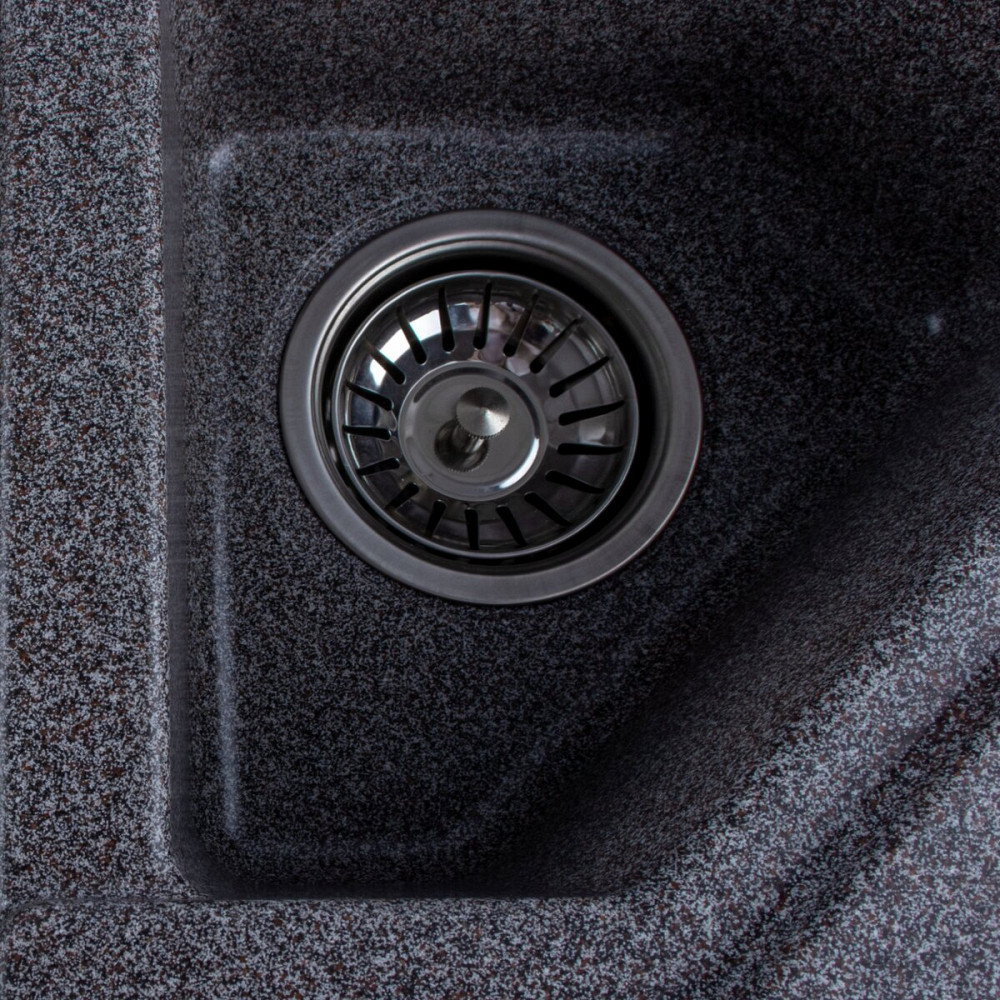 Гранітна мийка для кухні Platinum 9950 PANDORA матова Мікс Коломыя - изображение 6