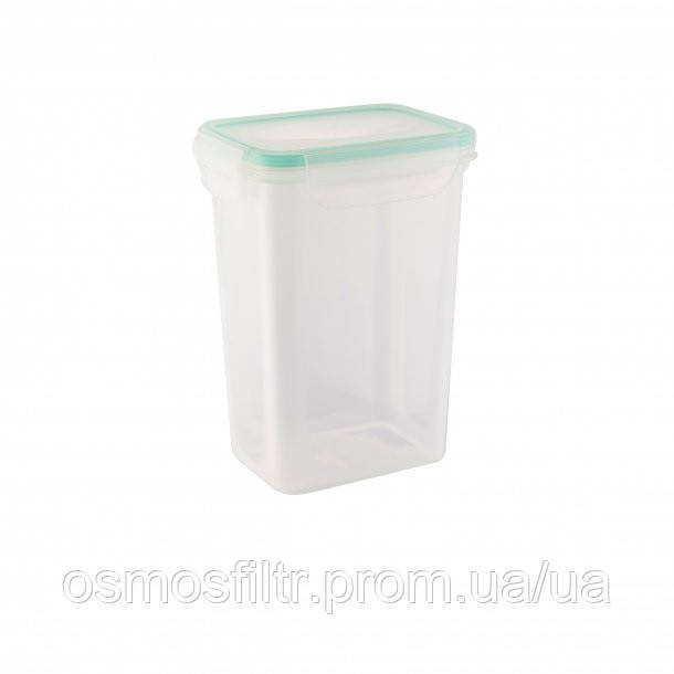 Контейнер для хранения Axentia прямоугольный с крышкой прозрачный пластик 1.4 л 13.5x10.5x18 см (230710) Киев - изображение 2