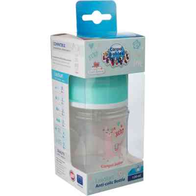 Бутылочка для кормления Canpol babies EasyStart - Toys с широким отверстием 120 мл (35/220_gre) Винница