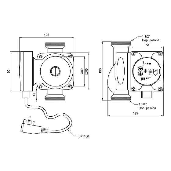 Насос циркуляційний Thermo Alliance LPSA 25/40/130 Київ
