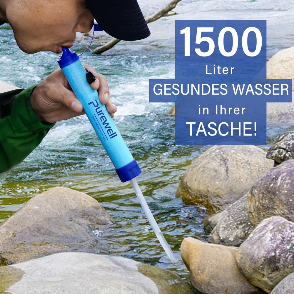 Портативний туристичний фільтр для води Urewell 2шт Луцьк - фото 2