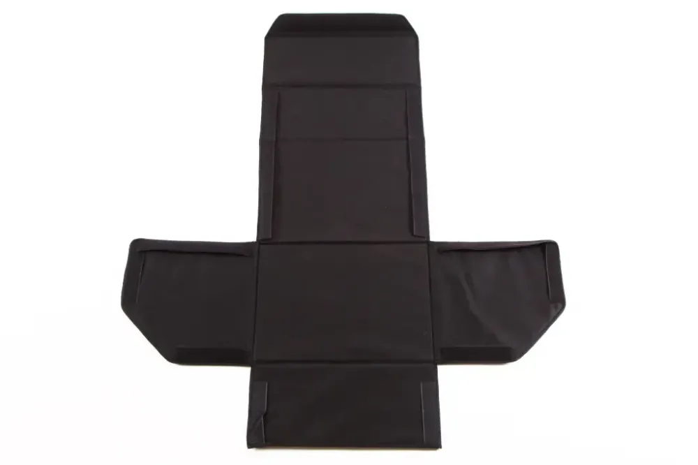 Сумка в багажник на липучках кожзам 40*30*30 см АвтоКомфорт черный/серая нить Винница - изображение 3