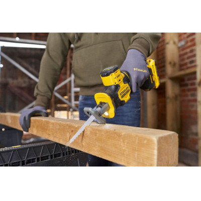 Сабельная пила Stanley FatMax безщёточная, 18ВLi-Ion, 0-2800 ход/мин, ход 19 мм (без АКБ и ЗУ) (SFMCS305B) Винница - изображение 7