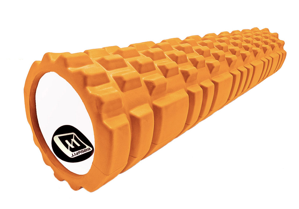 EasyFit Масажний ролер EasyFit Grid Roller 60 см v.3.1 помаранчевий Киев - изображение 2