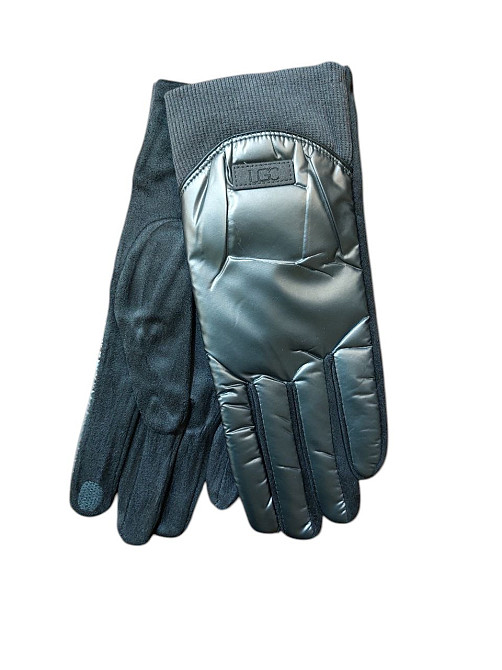 Рукавички сенсорні жіночі зима one size графіт Київ - фото 1