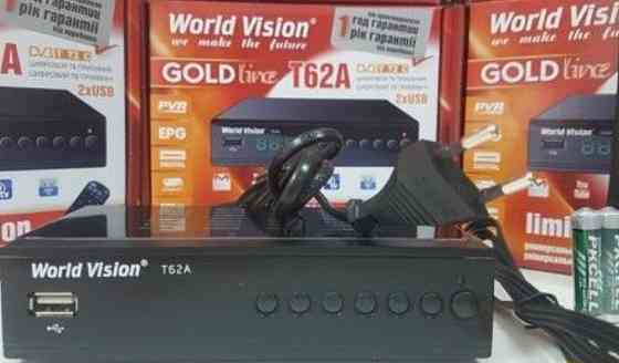 Приставка Т2 тюнер ресивер приемник DVB-T2 World Vision T62A декодер. Харьков