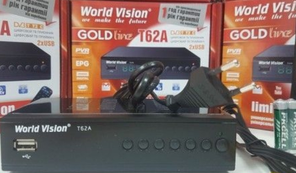 Приставка Т2 тюнер ресивер приемник DVB-T2 World Vision T62A декодер. Харьков - изображение 2