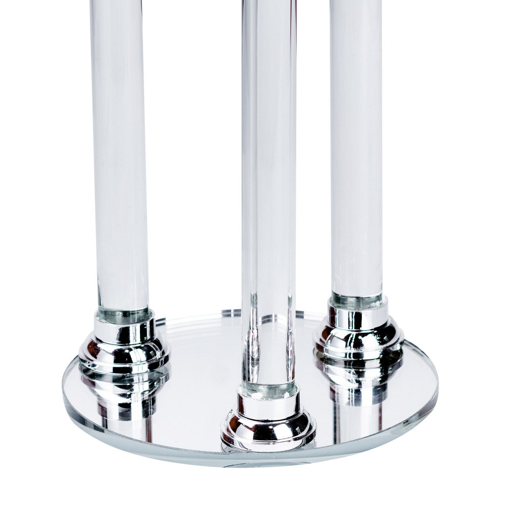 TS Kitchen Підсвічник на 3 свічки скляний 36.5/47.0/56.5 см Коломия - фото 4