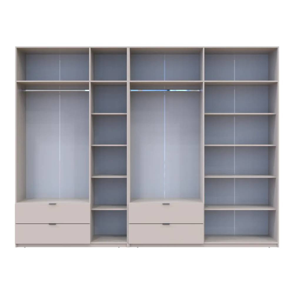 Шафа для одягу Doros Лукас Кашемір 3+4 ДСП 315х50х240 DRS-011719 (42005136) Львів - фото 5