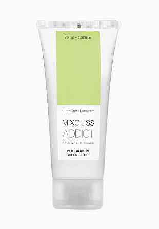 Лубрикант на водной основе MixGliss Addict Green Citrus (70 мл) лайм Sex Aura Киев
