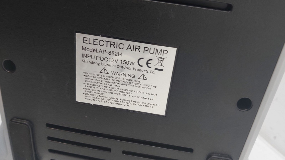 Електричний компресор потужний насос від прикурювача для надування SUP та шин GICLE AP-882H (товар вживаний) Луцьк - фото 6