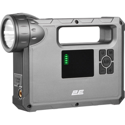 Пуско зарядний пристрій 2E Pitman з автомобільним компресором та ліхтарем, 10000 mAh/37Wh, 400 А, 1xUSB/2.4 A (2E-CJSPBPL-BK) Вінниця - фото 1