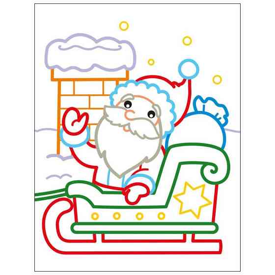 Детские цветные раскраски 