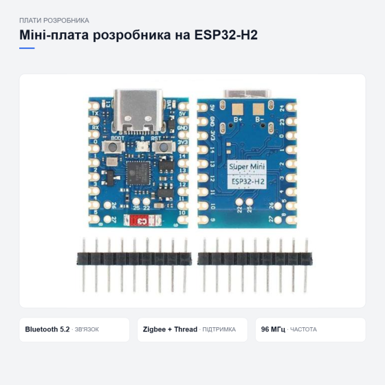Плата ESP32-H2 SuperMini Київ