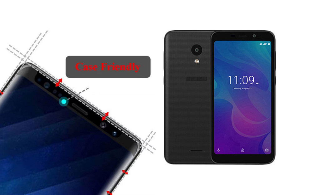 Захисне скло HyperGlass Pro для Meizu C9, Meizu C9 Pro – максимальна чутливість та захист Київ - фото 4
