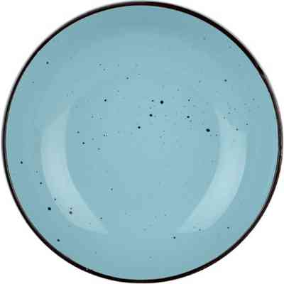 Тарілка Limited Edition Terra 20 см Супова Блакитна (YF6002-5) Вінниця