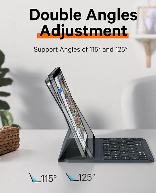 Чохол клавіатура CHESONA для iPad A16 2025/iPad 10-го покоління (2022) A2696 / A2757 / A2777 із замінною батарейкою Дніпро - фото 6