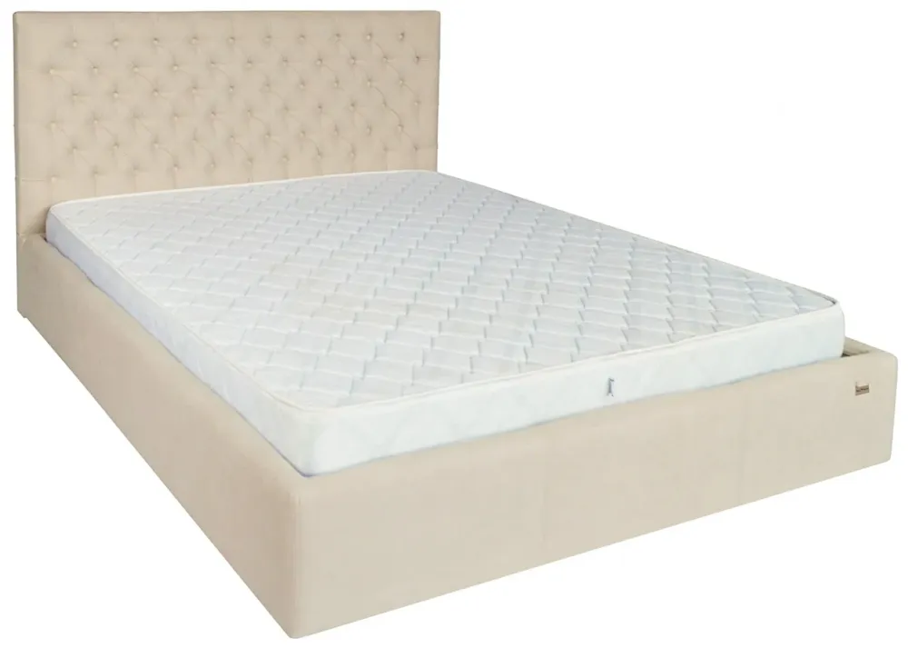 Ліжко Двоспальне Cambridge Standart 180 х 200 см Місті Milk A1 Бежевий Дніпро - фото 12
