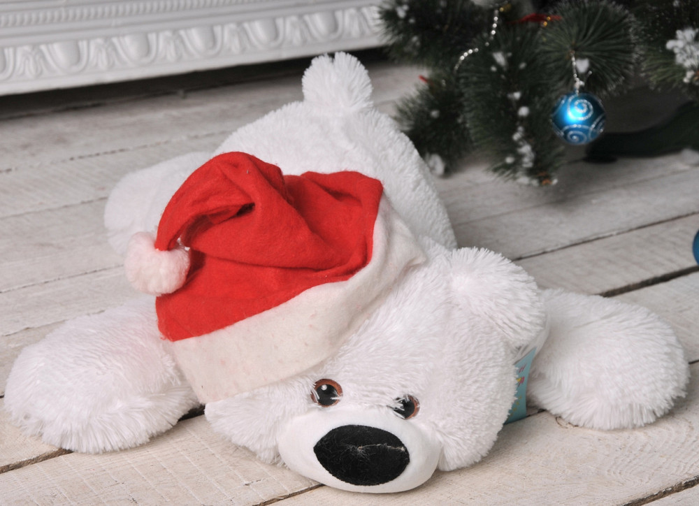 Плюшевый Мишка Алина Умка 85 см белый Киев - изображение 2