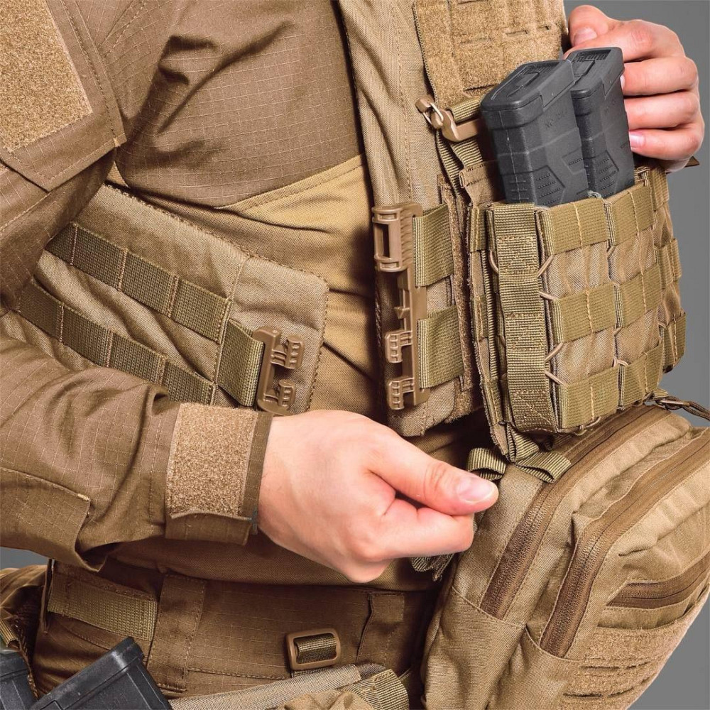 Плитоноска тактическая без плит MPS М8 Pro Cordura 1000 Койот Киев - изображение 6