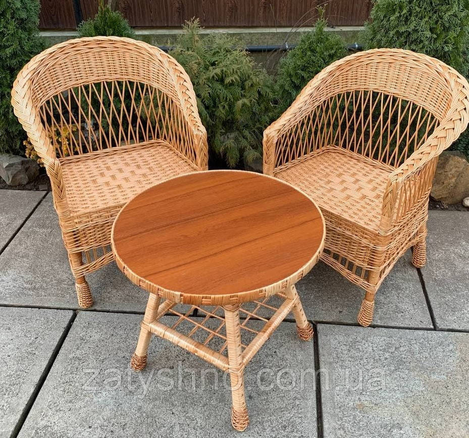 Набор мебели плетеный для балкона Киев - изображение 6