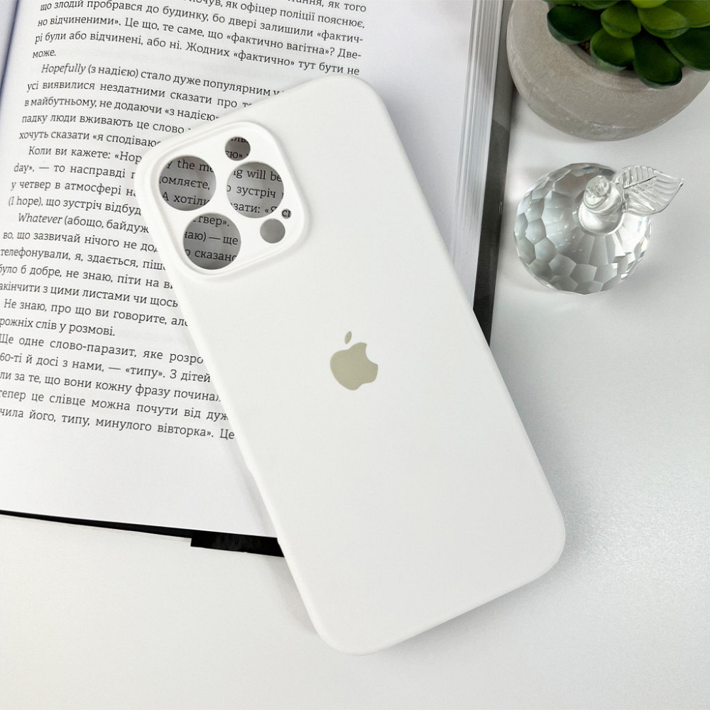 Чохол для смартфона Silicone Full Case AA Camera Protect for Apple iPhone 16 Pro 8,White Київ - фото 6