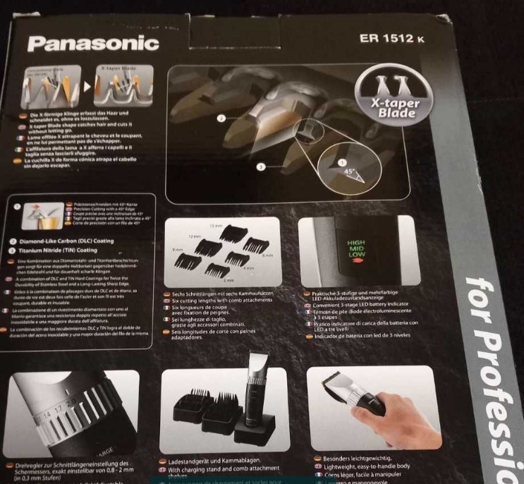 Машинка для стрижки Panasonic ER1512K820. Киев - изображение 5