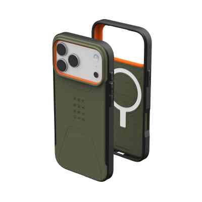 Чохол до мобільного телефона UAG iPhone 17 Pro Max Civilian MagSafe Olive/Orange (114546117297) Вінниця