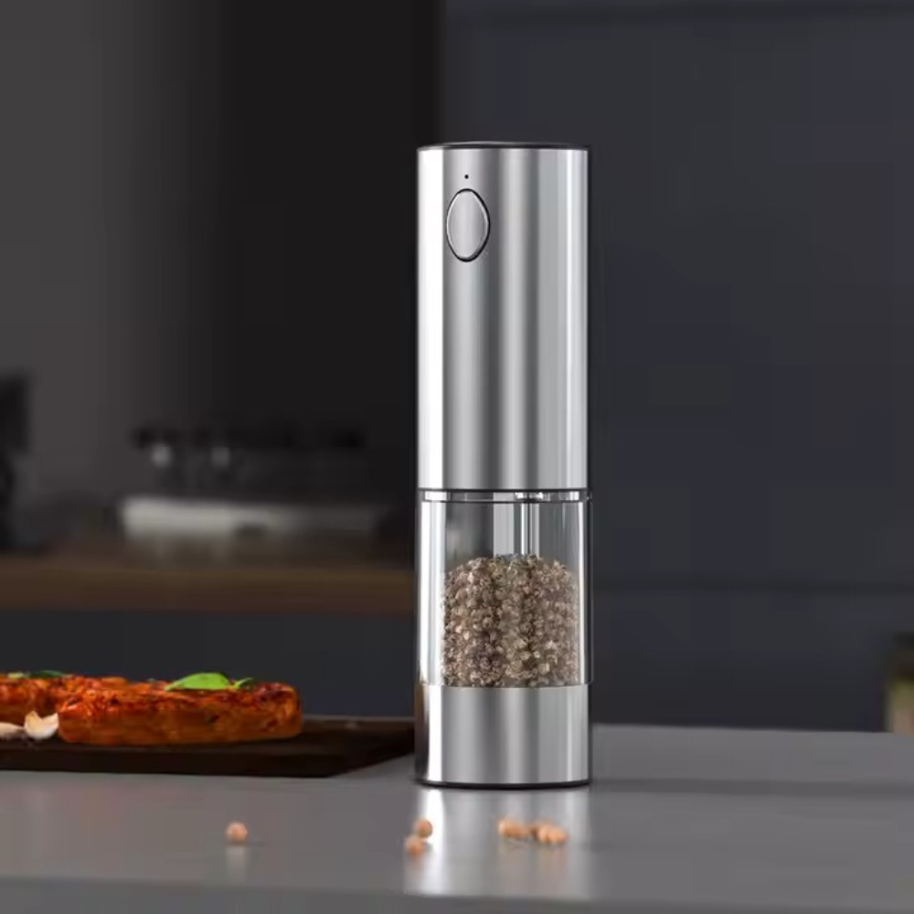 Набір млинів для солі та перцю акумуляторні, електричні, автоматичні, подрібнювачі для спецій 2 в 1 Кам'янець-Подільський - фото 3