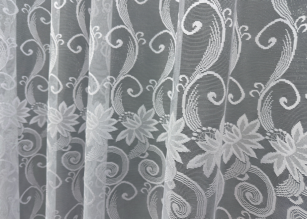 Тюль жакард "Преміум" колір білий 643т Київ - фото 3