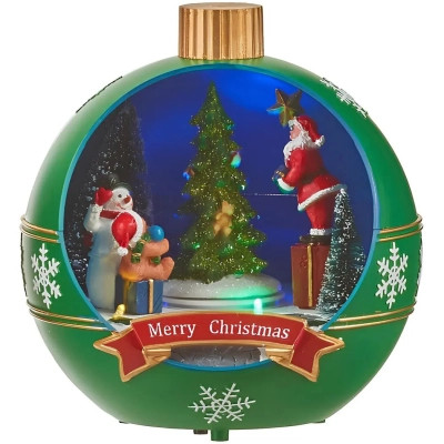 Прикраса декоративна Luville Collectables Куля Новорічна 18.5 х 17 см Зелена (8718861435313GREEN) Вінниця - фото 1