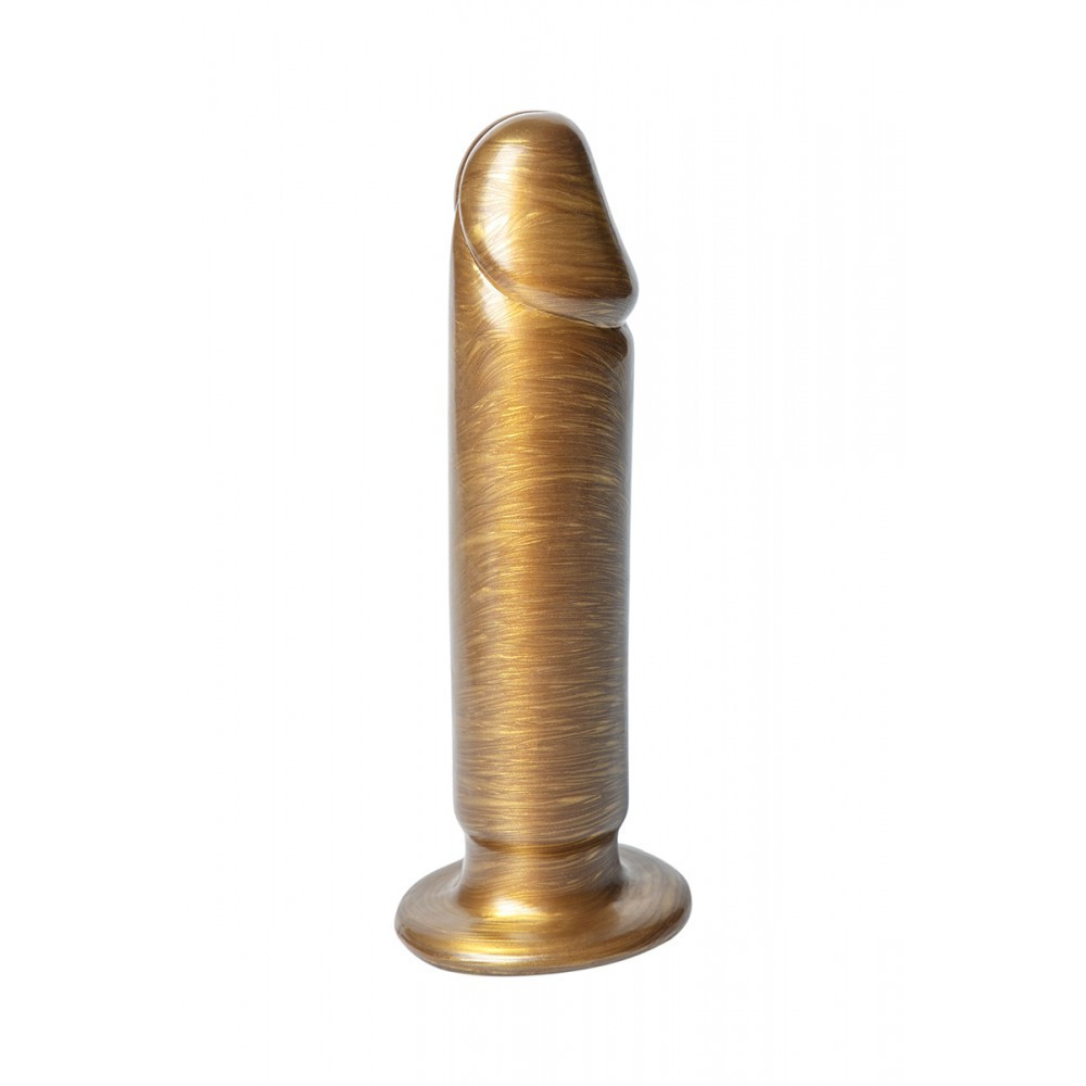 Фаллоимитатор реалистичный гигантский Chisa Dark Muscle на присоске, золотой Sex Aura Киев - изображение 3