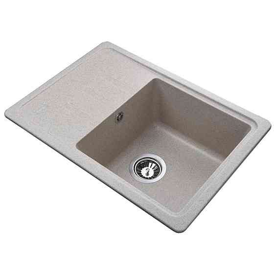Гранітна мийка Globus Lux MONO мигдаль 620х435мм-А0008 (000021058) Київ
