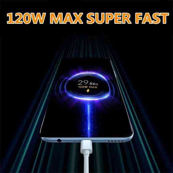 Универсальное сетевое зарядное устройство Xiaomi Turbo Fast Charge EU 120W MDY-13-EE (Белое) Николаев