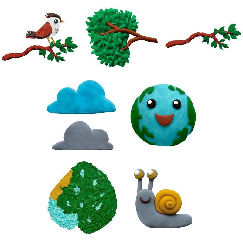 Пластилін Jovi Nature 6 кольорів по 15г (90/6N) Київ - фото 3