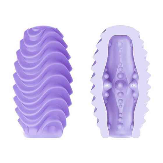 Мастурбатор PRETTY LOVE - Romantic double sided egg PURPLE Sex Aura Київ