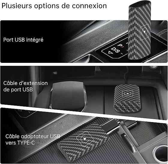 Бездротовий адаптер CarPlay 2024 для iPhone iOS 12+ Plug&Play, для авто зі штатним провідним Карплей Wi-Fi + Bluetooth Київ
