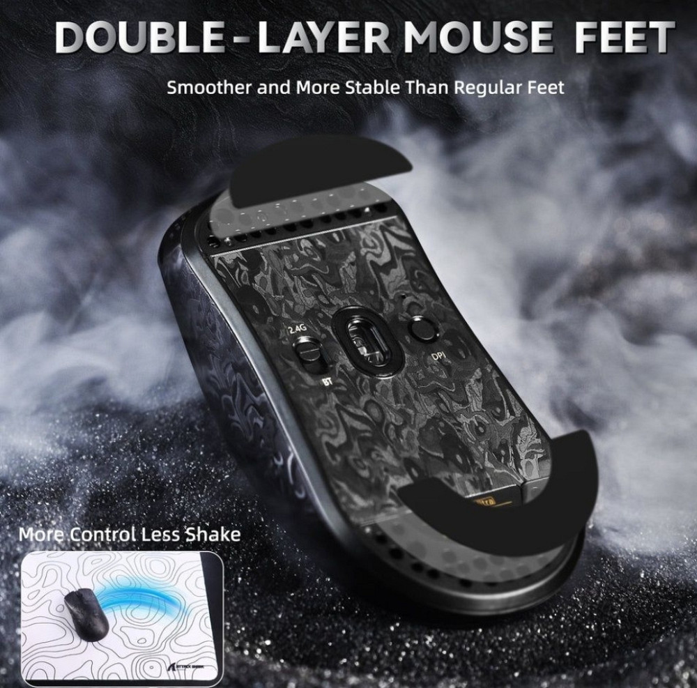 Новинка 2025! ATTACK SHARK R11 ULTRA  49г  8000гц 42000dpi. Харків - фото 2