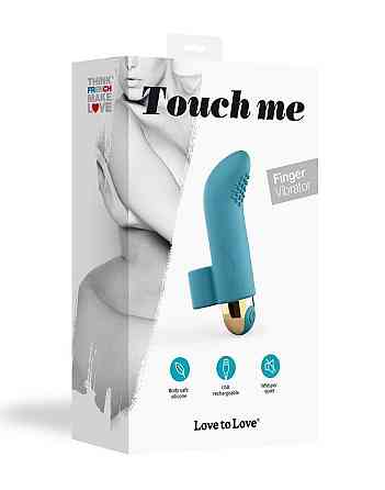 Вибратор на палец Love To Love TOUCH ME PETROLE перезаряжаемый, мощный мотор Sex Aura Киев