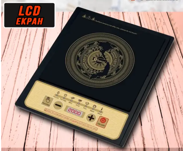 Настільна індукційна електроплита Domotec MS-5833 2000Вт, сенсор, чорна, 1 конфорка Одеса - фото 4