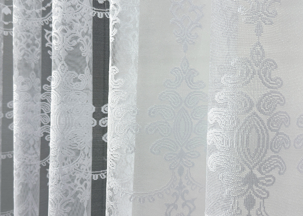 Тюль VR-Textil 731т Жакард Білий 300х160 см (40-447) Київ - фото 4