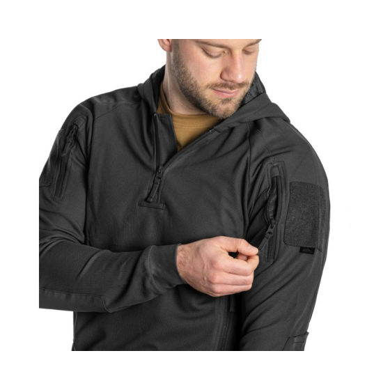 Кофта тактическая Helikon-Tex RANGE HOODIE - TopCool, черный, размер S Киев