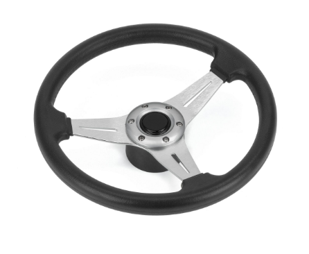 Рулевое Колесо 340 Мм Алюминий Серебристое Для Комфортного Управления Лодкой Киев - изображение 2