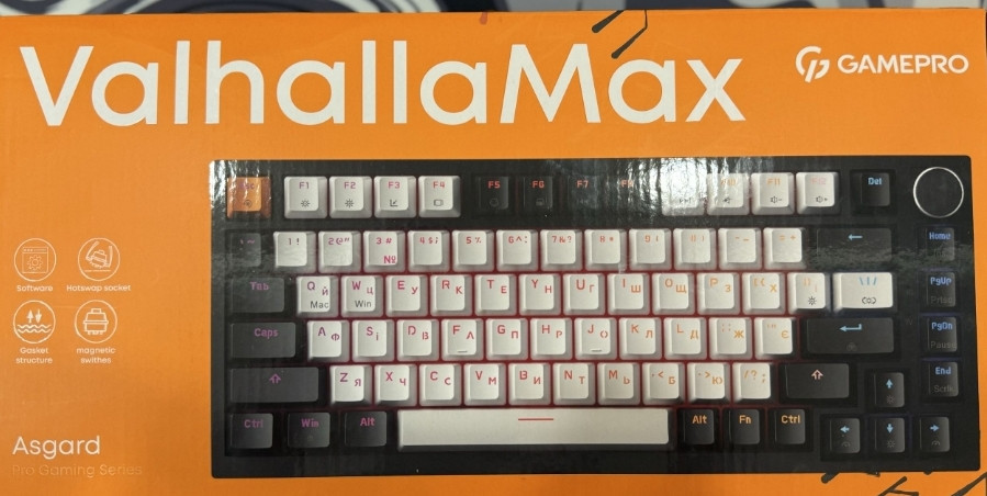 GamePro ValhallaMax !ГАРАНТІЯ! ТОП магнитная клавиатура игровая новая быстрая удобная. Харьков - изображение 1