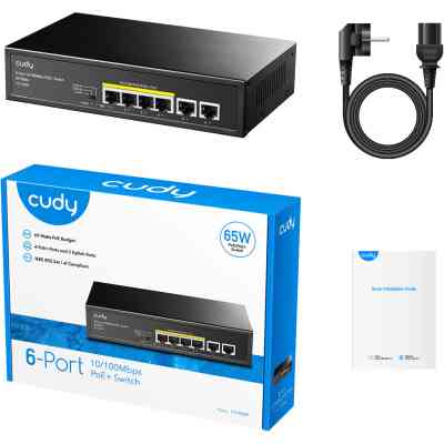 Комутатор мережевий Cudy FS1006P Вінниця