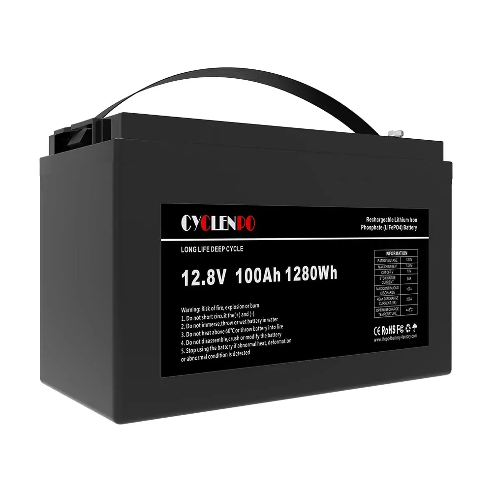 Акумуляторна батарея літій-залізо-фосфатна 12.8В 100Аг Cyclen 12.8V 100AH LiFePo4 (44-00075) Київ - фото 12