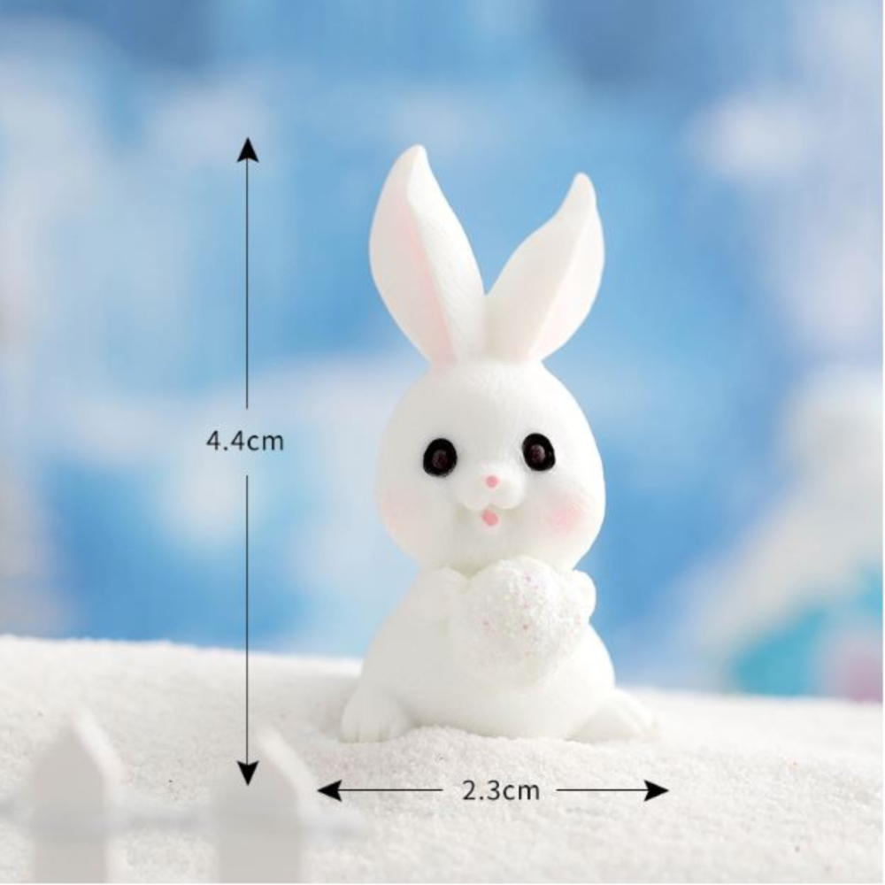 Новогодняя фигурка Зайчик для флорариума, мини-сада, новогодних инсталляций Одесса - изображение 10