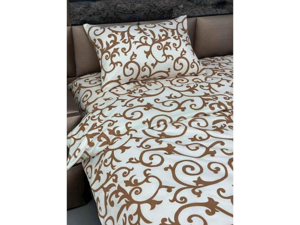 Комплект постельного белья Евро Venzel beige 75 г/м2 (2н 57) поликотон ТМ ARCLOUD Киев - изображение 1